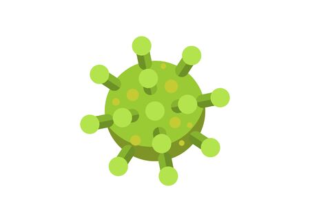 Coronavirus. Covid-19. Flat illustrationのイラスト素材