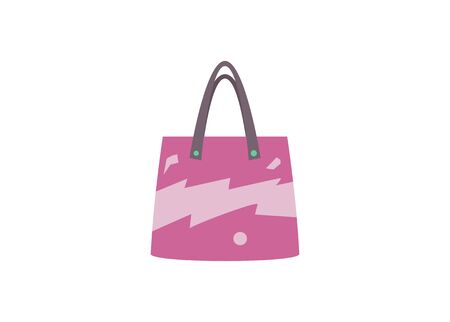 Hand bag. Simple flat illustration.のイラスト素材