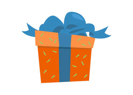 Giveaway prize. Simple flat illustrationのイラスト素材