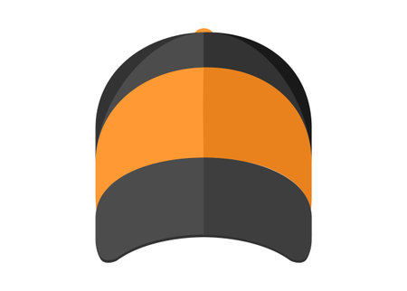 Baseball hat. Simple flat illustrationのイラスト素材