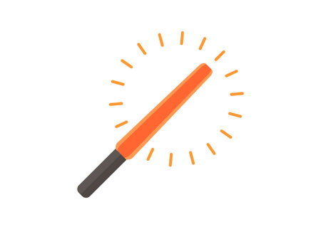 Light stick. Simple flat illustration.のイラスト素材