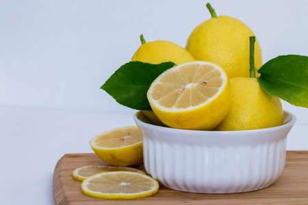 Fresh lemons.