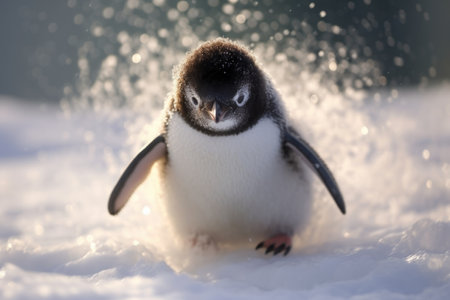 Gentoo penguin (Pygoscelis papua)の素材