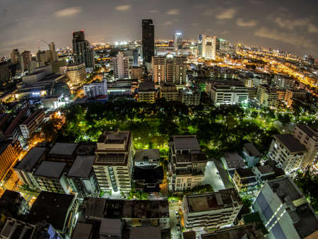 Bangkok City in The Nighttime