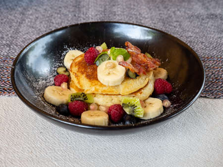 Good Morning! Let's start a new day with a delicious fruit yogurt. Breakfast set From Chiang-Mai,...