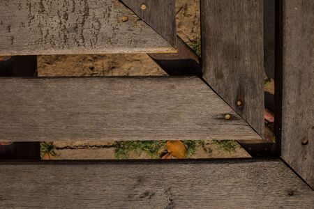 The wooden texture in Thailandの写真素材