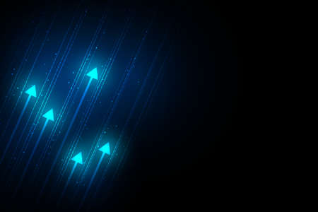 Light arrow speed, communication abstract background, business concept.