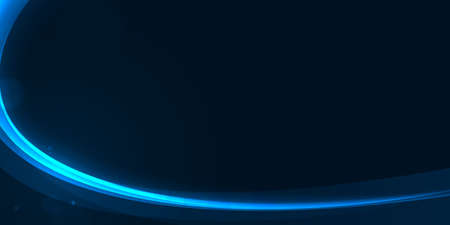 Glow curve lines on dark blue abstract backgroundのイラスト素材
