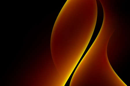 Gold curve abstract on dark background copy space luxury concept