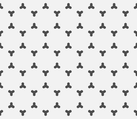 Seamless pattern, modern style texture, repeat geometric diagonal tile black hexagon on white backgroundのイラスト素材