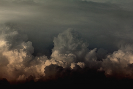 cloudy dark skyの写真素材