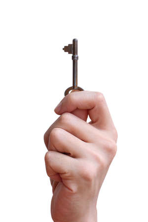a key in handの写真素材