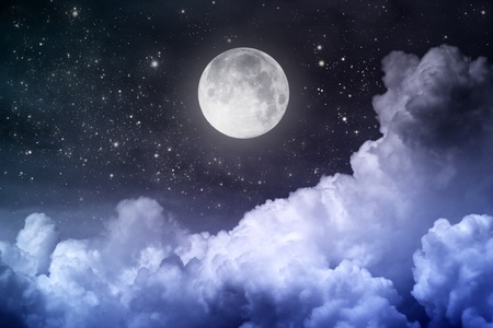 cloudy night sky with moon and star cloudy night sky with moon and star
