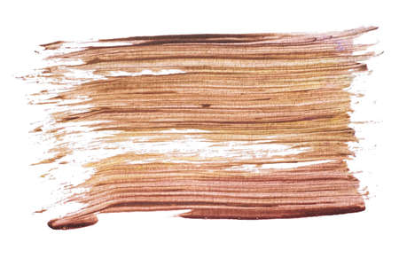 abstract acrylic watercolor paint brush stroke texture isolated on white background for logo and banner. design, creative, and illustration.の写真素材