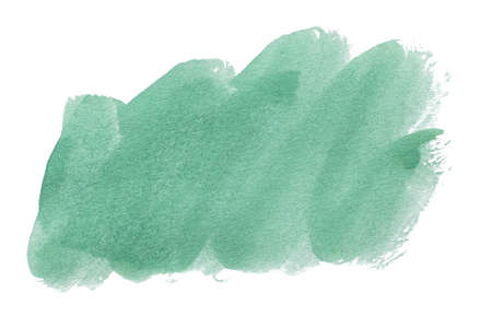 abstract acrylic watercolor paint brush stroke texture isolated on white background for logo and banner. design, creative, and illustration.の写真素材