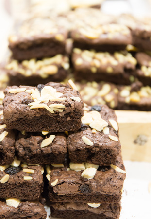 I big stack of brownies...'の写真素材