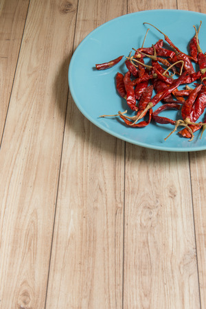 Red dried chilli is one of Thai food's main ingredients.の写真素材