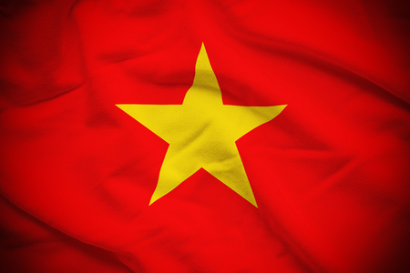 Vietnam Flagの写真素材