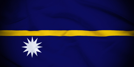 Nauru Flagの写真素材