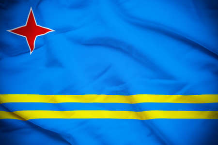 Aruba Flagの写真素材