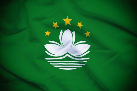 Macau Flagの写真素材