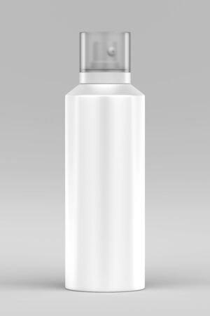 Cosmetic Bottle Container Isolated on White, 3D Renderingの写真素材