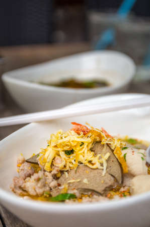 Thai Food Spicy Noodle, Selective Focus, HDRの写真素材