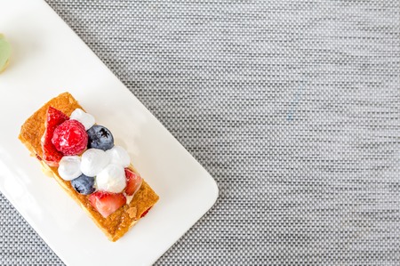 Mille Feuille, French Dessert, Backgroundの写真素材