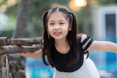 Smiling Asian Childの写真素材