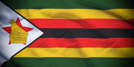 Zimbabwe Flagの写真素材