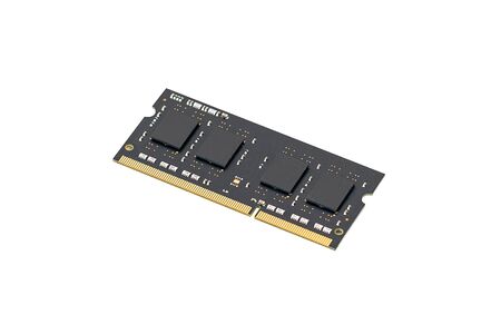 RAM DDR or Random Access Memory for Computer Isolated on White Background