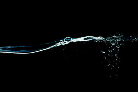water splash isolated white backgroundの写真素材