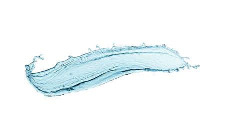 Splash water shape isolated on white background.の写真素材