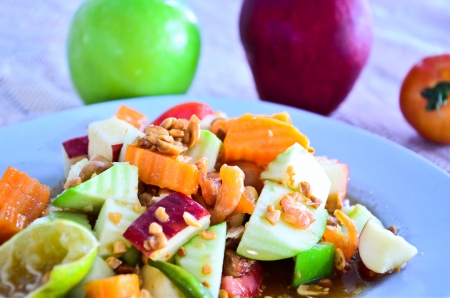 fruit saladの写真素材