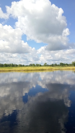 beautiful blue skyの写真素材