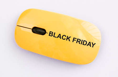 Black friday online concept. Big sale announcement.の写真素材