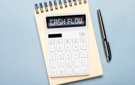 Cash flow inscription. Business financial concept. Wellnessの写真素材