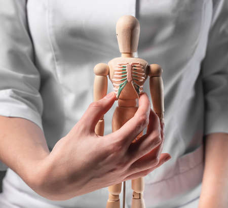 Chest and ribs disease concept. Radiology checkup.