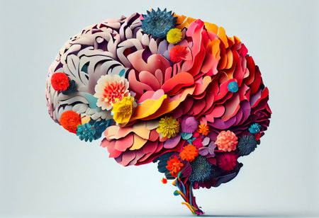 mind development concept. AI generative.の素材