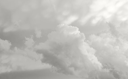 Airy Cloud color. Cloudy off-white texture background