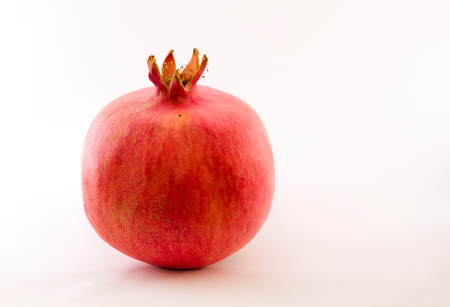 Pomegranate on a white backgroundの写真素材
