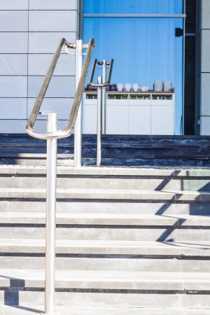 Beautiful stainless steel railingsの写真素材