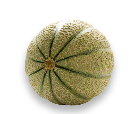 Beautiful photo melon aroma on a white background  の写真素材