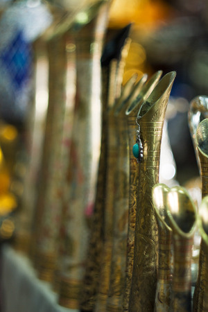 Beautiful photo gift and jewelry shop in Arabic.の写真素材