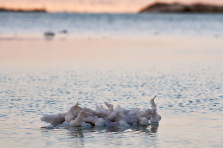 Beautiful photo coast of the Dead Sea , Israel .の写真素材