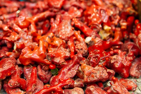 Beautiful photo of souvenir shops in the Arab quarter .の写真素材