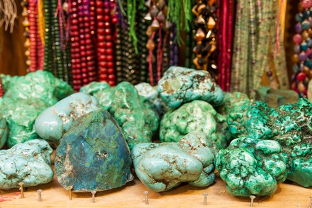 Beautiful photo of souvenir shops in the Arab quarter .の写真素材