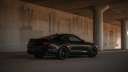 Black Car Under Bridgeの素材