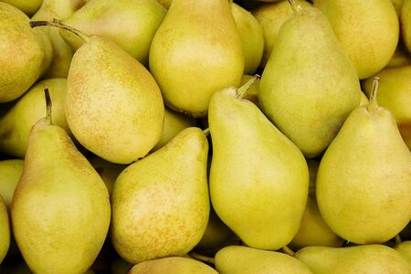 a lot of green pearsの写真素材