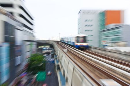 Sky trainの写真素材